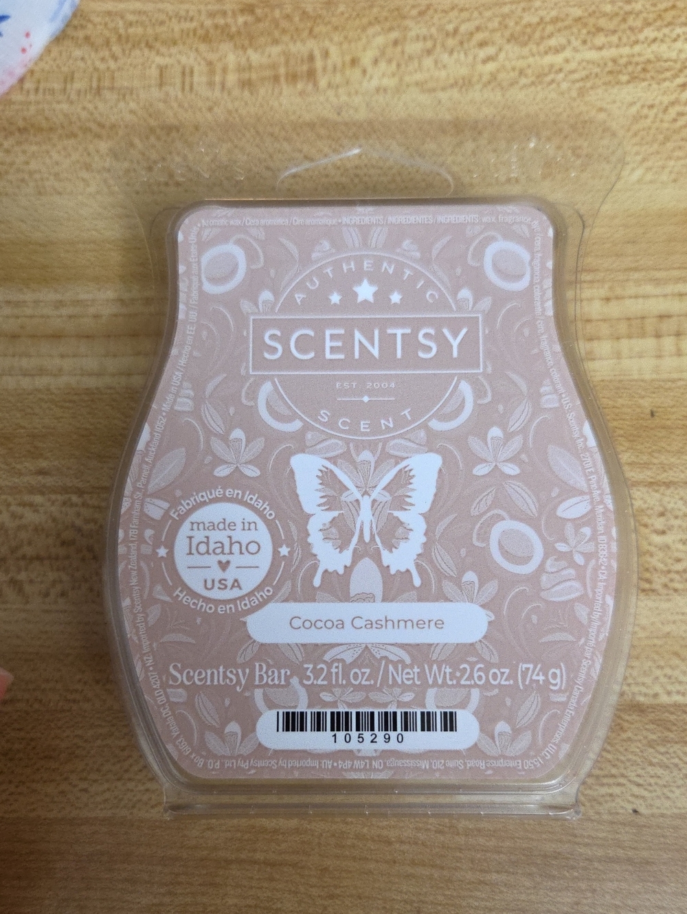 Scentsy Cocoa Cashmere Wax Melt - Beige